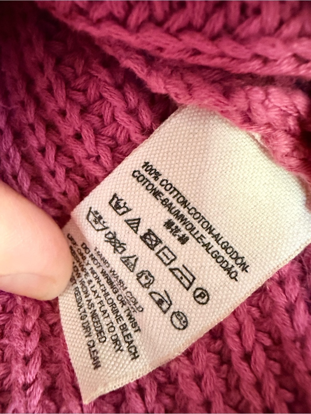 Free People Damsel Bell Sleeve Cotton Sweater
Size XS | Mauve Pink | Boho Knit - Picture 5 of 5